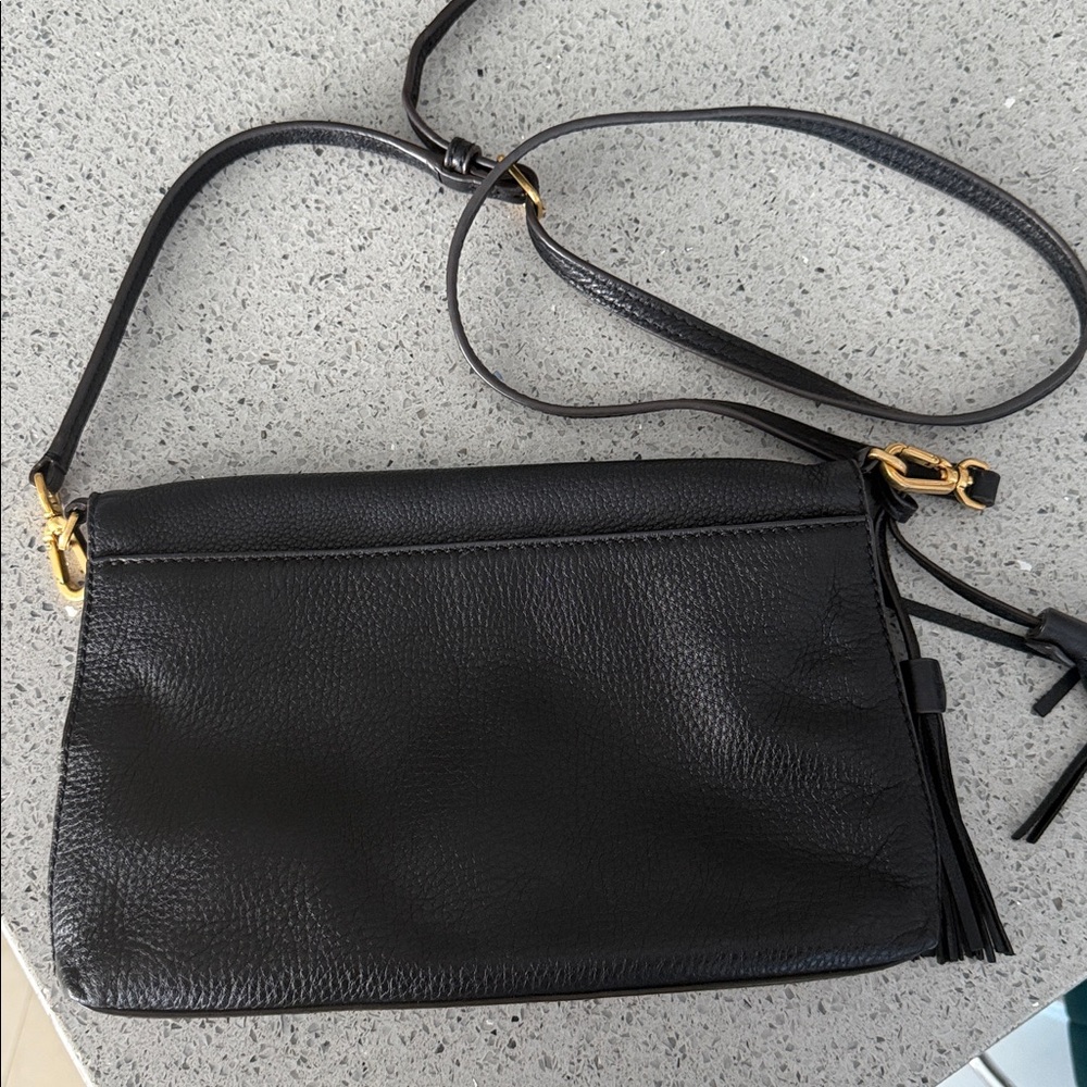 Tory Burch Black Leather Crossbody - Picture 3 of 5